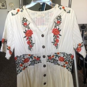 Roolee embroidered dress size M
